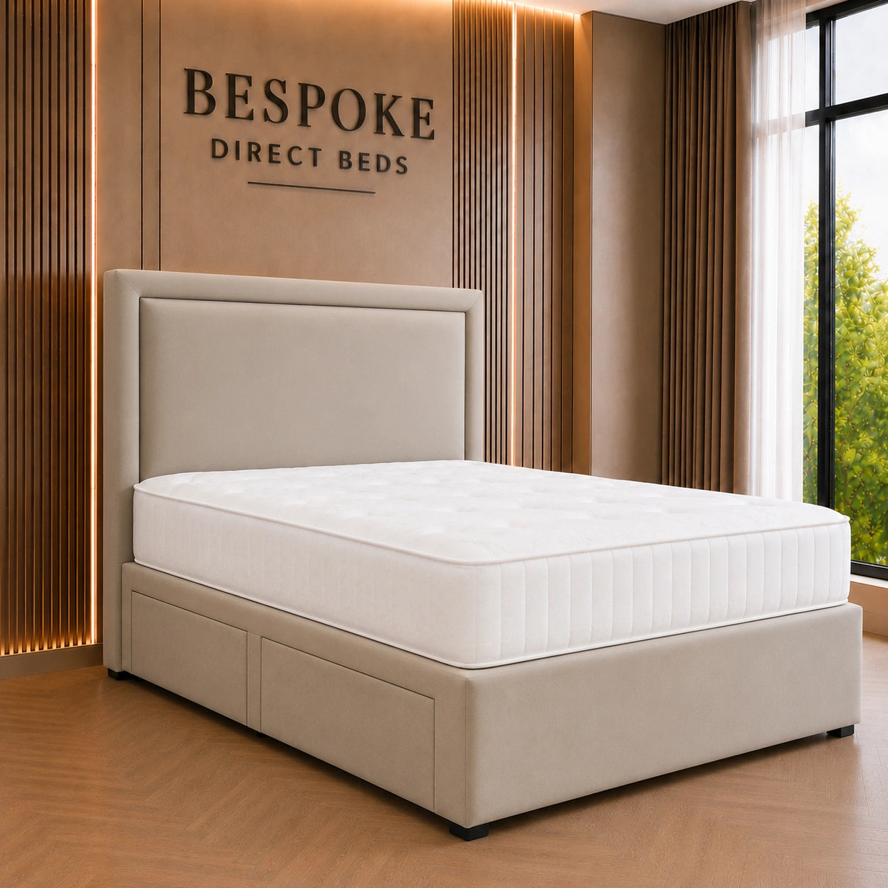 Elysora Divan Drawer Bed – Designer Storage Collection | BDB#11