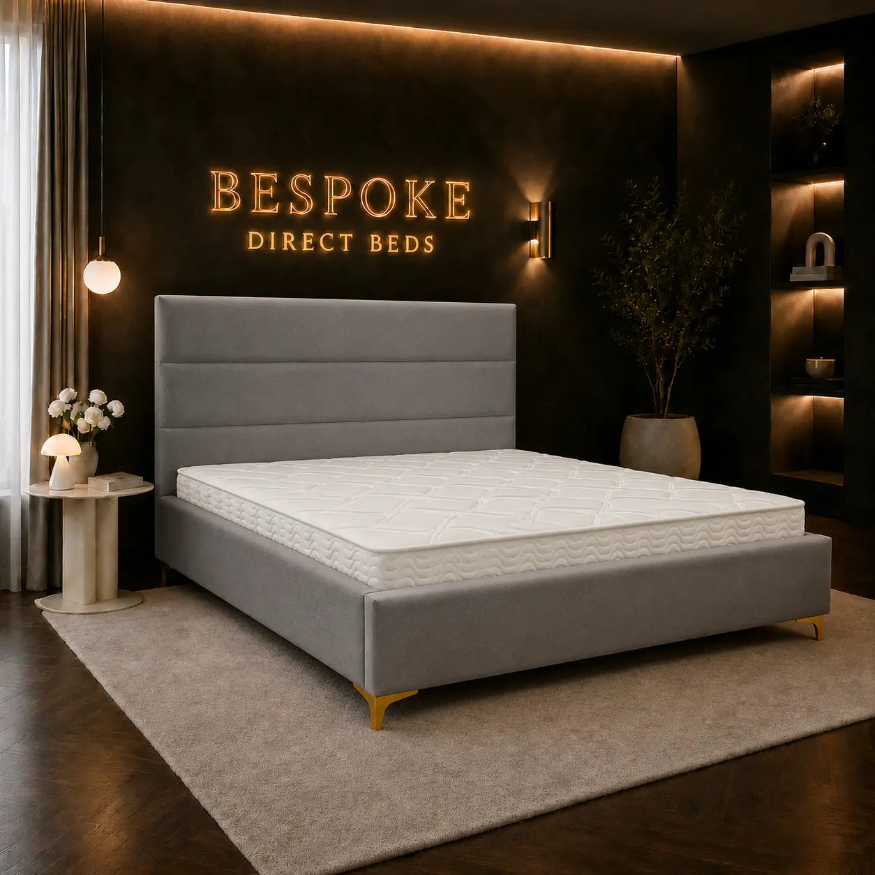 Velmont Luxe Bed – Sophisticated Upholstered Design | LXB#09