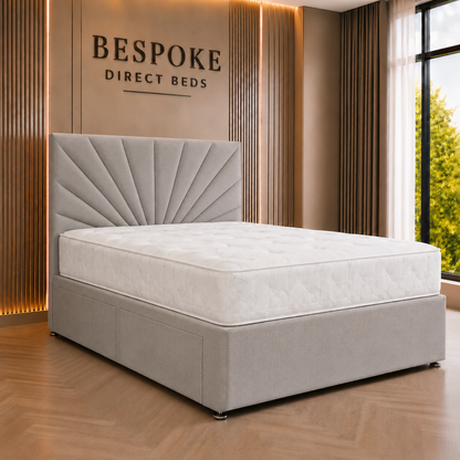 Ivorelle Divan Drawer Bed – Soft Upholstered Drawer Design | BDB#04