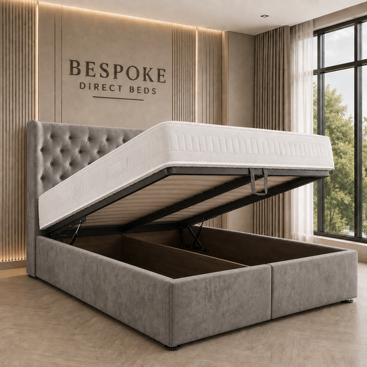 Kingsmere Divan Ottoman Bed – Premium Gas Lift Design | BDB#02