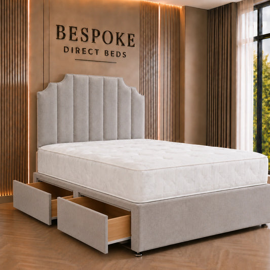 Lunelle Divan Drawer Bed – Premium Hidden Drawer Design | BDB#07