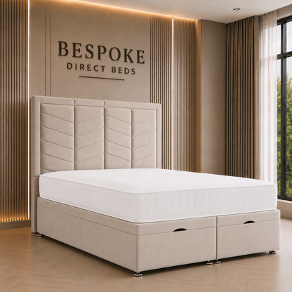 Lunova Divan Ottoman Bed – Designer Hidden Storage | BDB#07