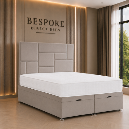 Nordevia Divan Ottoman Bed – Scandinavian Storage Luxury | BDB#25