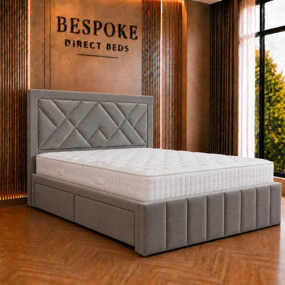 Nordique Luxe Divan Drawer Bed – Scandinavian Storage Collection | BDB#25