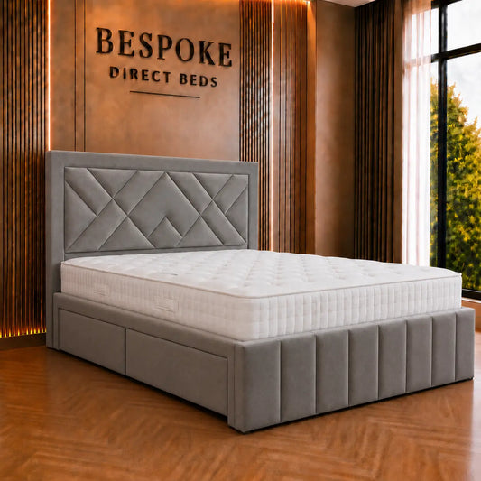 Nordique Luxe Divan Drawer Bed – Scandinavian Storage Collection | BDB#25