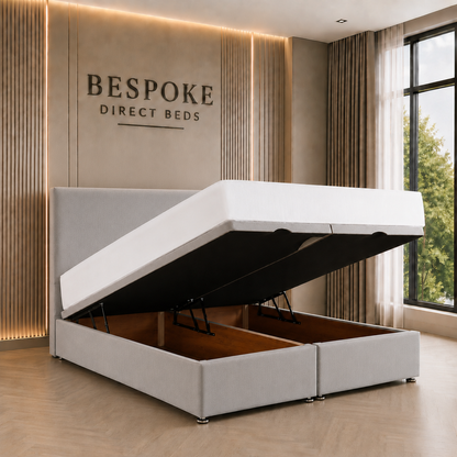 Opulenza Divan Ottoman Bed – Designer Lift-Up Storage | BDB#14