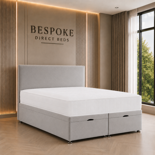 Opulenza Divan Ottoman Bed – Designer Lift-Up Storage | BDB#14