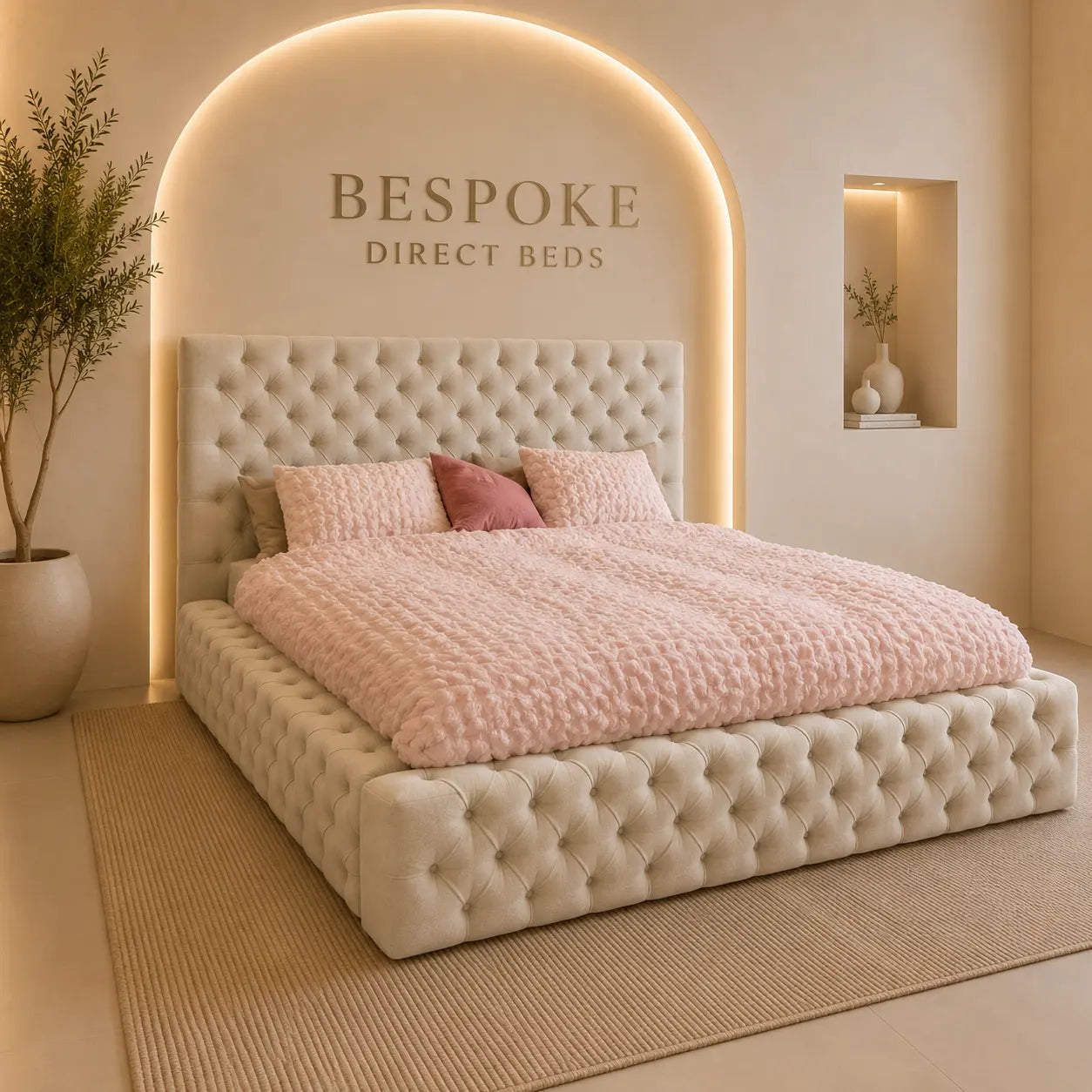 Regalique Luxe Bed – Exclusive Upholstered Design | LXB#43