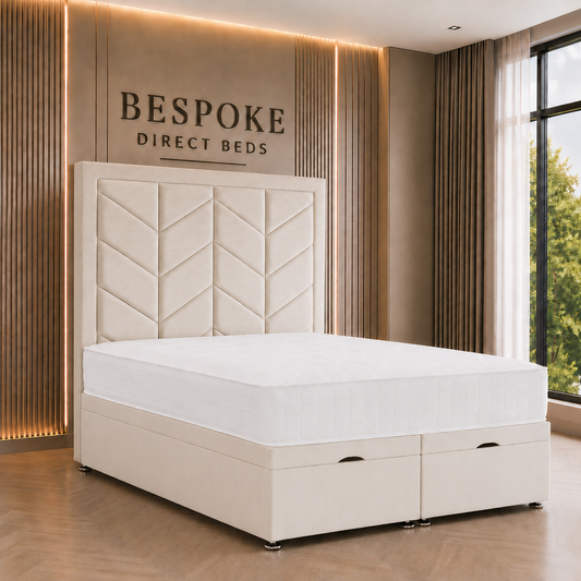 Regalyn Divan Ottoman Bed – Elegant Gas Lift Frame | BDB#08