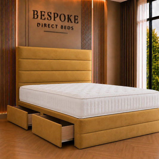 Serenique Divan Drawer Bed – Modern UK Storage Frame | BDB#17