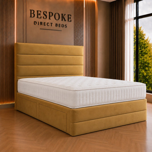 Serenique Divan Drawer Bed – Modern UK Storage Frame | BDB#17