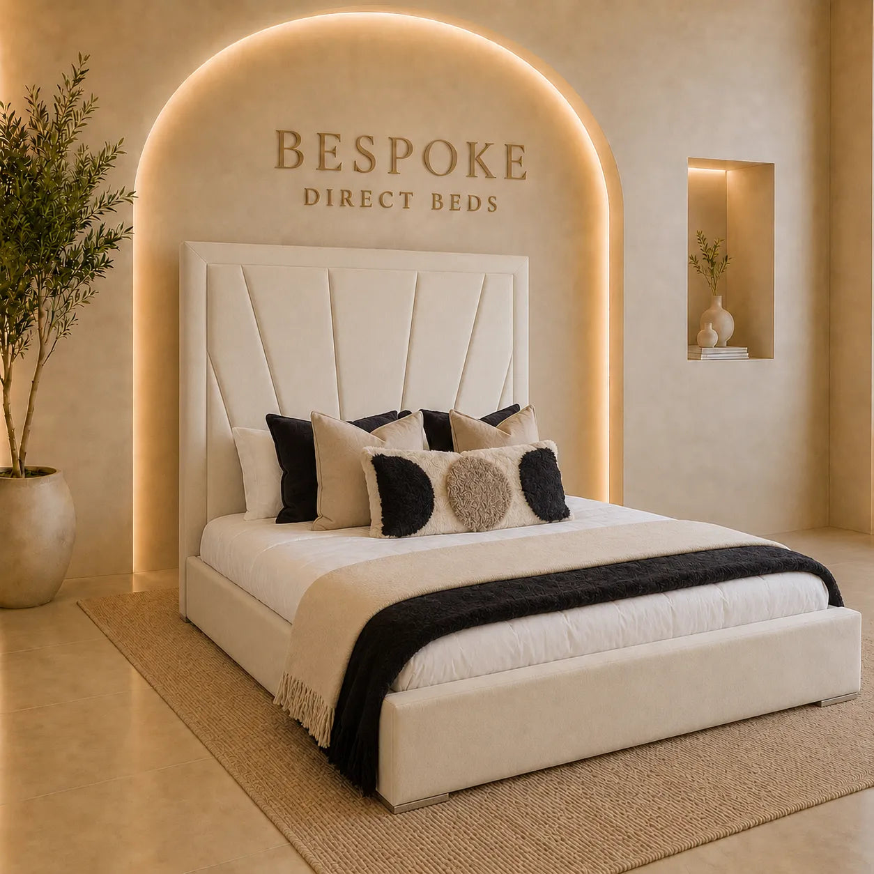 Vantoria Luxury Bed – Signature Bedroom Grandeur | LXB#56