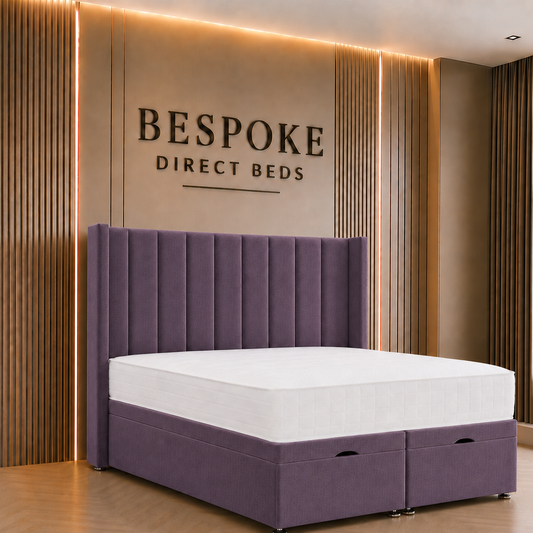 Velcrest Divan Ottoman Bed – Contemporary Hidden Storage | BDB#11