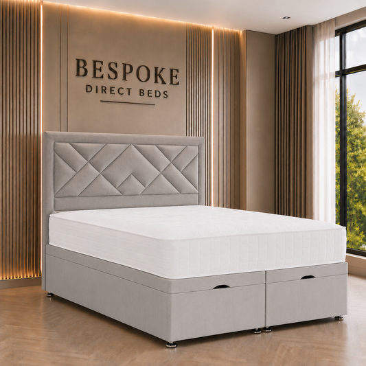 Velmont Divan Ottoman Bed – Premium Upholstered Lift Style | BDB#28