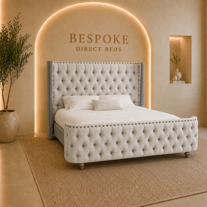 Velmont Royale Bed – Luxury Upholstered Beauty | LXB#38