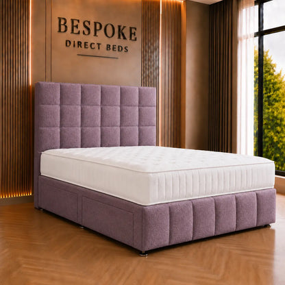 Veloria Divan Drawer Bed – Boutique Upholstered Drawer Style | BDB#20