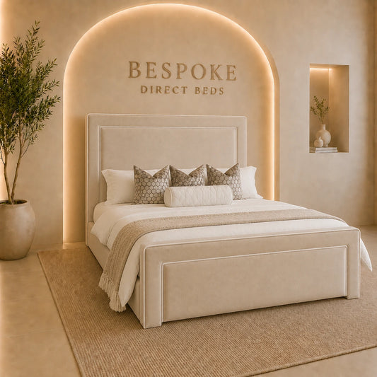 Velourcrest Luxury Bed – Grand Upholstered Prestige | LXB#31