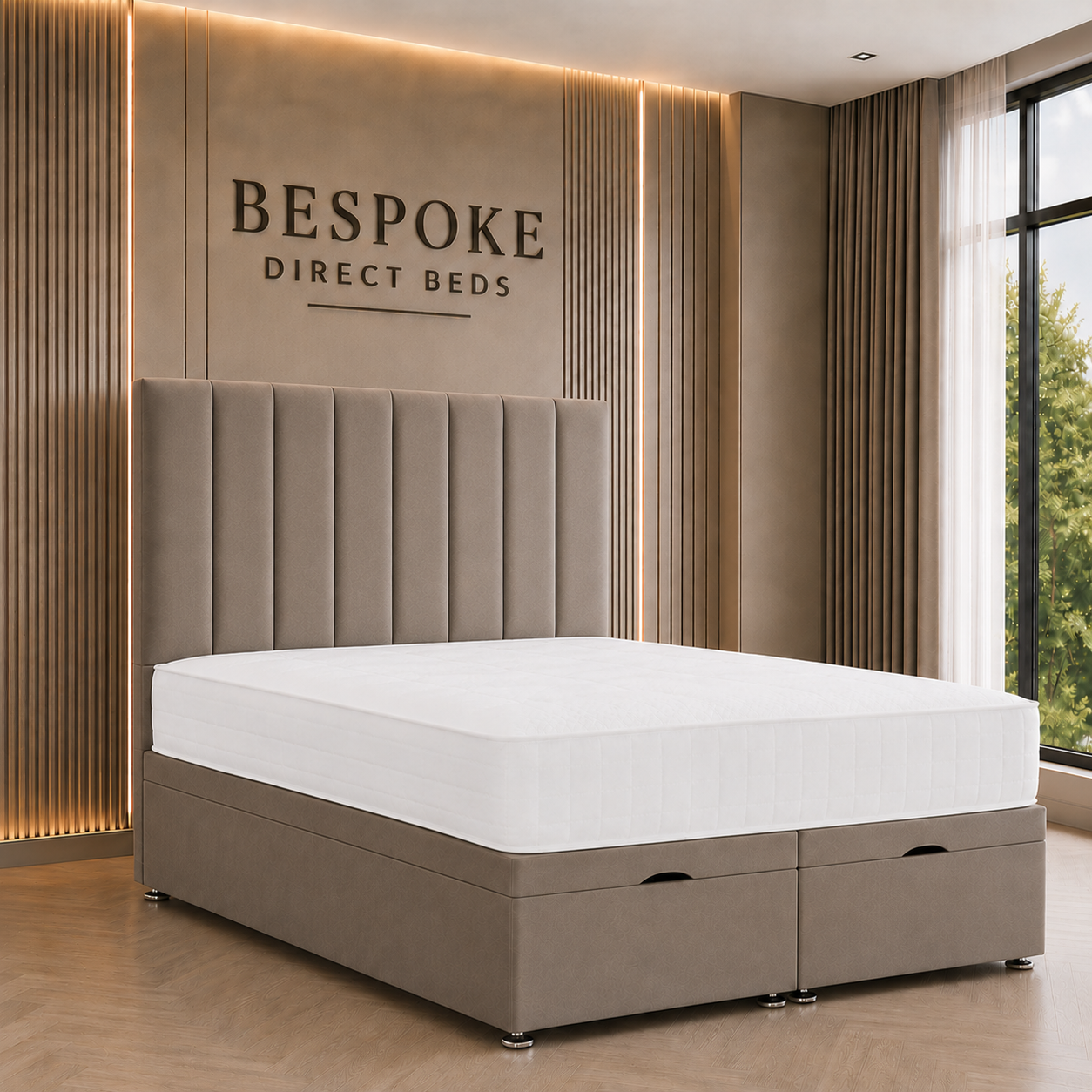 Velvetique Divan Ottoman Bed – Plush Lift-Up Comfort | BDB#05