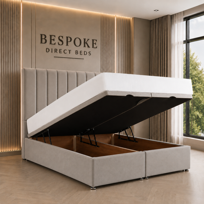 Velvetique Divan Ottoman Bed – Plush Lift-Up Comfort | BDB#05