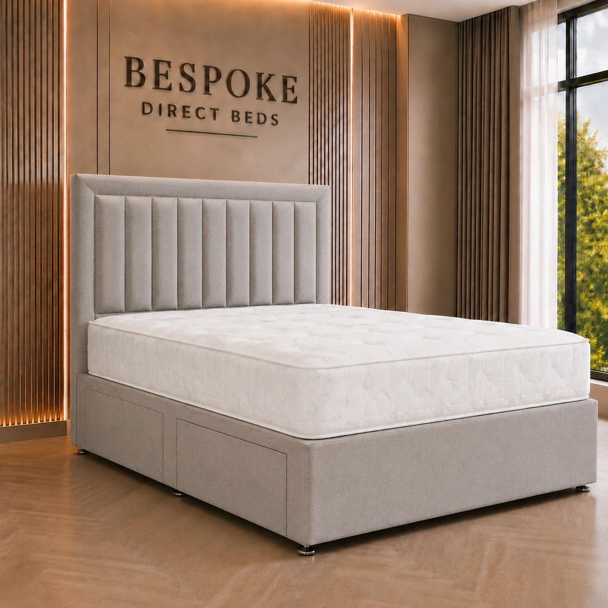 Velmora Divan Drawer Bed – Luxury Bedroom Organisation Frame | BDB#08